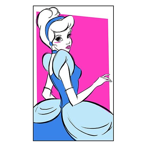 Disney Underground Pop Cinderella Paper Giclee Print