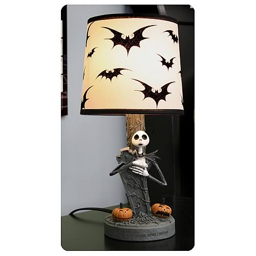 Nightmare Before Christmas Jack Tombstone Figural Lamp