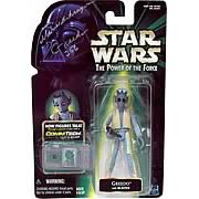 Star Wars CommTech Autographed Greedo Action Figure