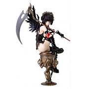 Noir et Blanc Morte (Black Angel) Statue