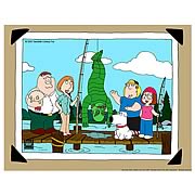 Family Guy Family Fishing Giclee