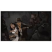 Indiana Jones Escaping the Tomb Large Giclee