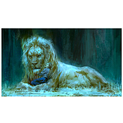 Chronicles of Narnia Prince Caspian Aslan and Lucy Giclee