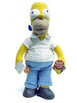 18 inch Plush Homer Simpson