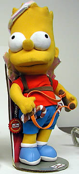 Simpsons Holiday Bart Plush