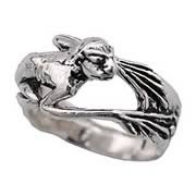 Gollum Creature Ring - Silver