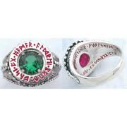 Dwarven Ring of Power Emerald