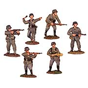 WWII German Infantry 1944 Figure Set