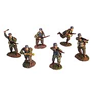 WWII German Fallschirmjeager (Paratrooper) Figure Set