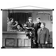 Three Stooges Lawyer Wall Scroll