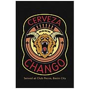 Sin City Cerveza Chango Tin Sign