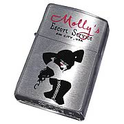 Sin City Molly's Escort Service Zippo Lighter