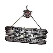 Pirates of the Caribbean Wall Sign