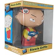 Family Guy Stewie 12-Inch Bobble Bank with Sound