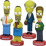 Simpsons Movie Mini Bobble Head Set