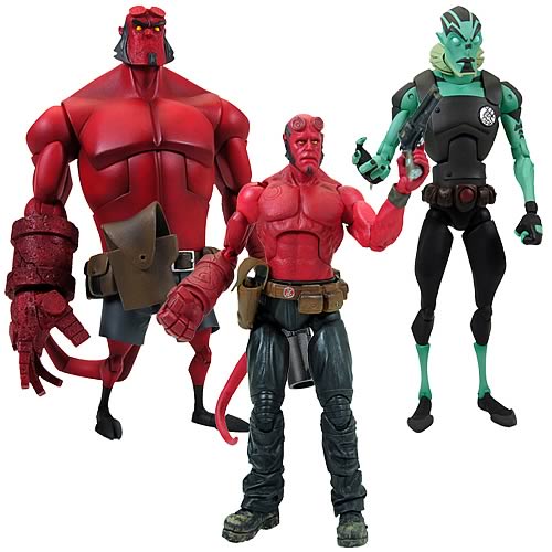 Hellboy Animated Action Figures Wave 1 Set