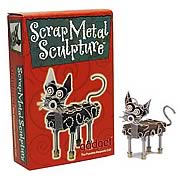 Gadget Scrap Metal Dog Sculpture