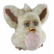 Furby Cream Beige with Pink Belly 2005 Furby