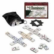 Deluxe Double 6 Dominoes - Colored Dot