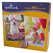 Hallmark 2-in-1 Mini Puzzle - 100 Pieces