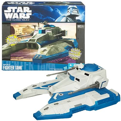 Star Wars Clone Wars Blue Republic Fighter Tank Vehicle