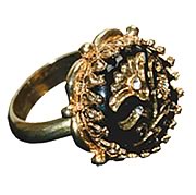 Pirates of the Caribbean Jack Sparrow Button Ring Replica