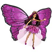 MTL9206 Barbie Mariposa Magic Wings Doll (African American)
