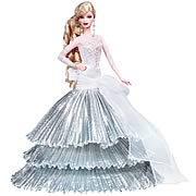MTL9643 Holiday Barbie 2008 Doll