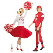 MTL9649 Barbie and Ken Campus Spirit Dolls