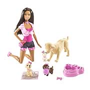 MTM4216 Barbie Luv Me 3 Nikki Doll and Taffy
