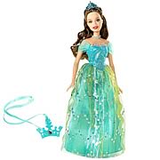 MTM4981 Glitter Princess Barbie Doll (Brunette)