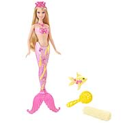 MTM9311 Splash and Style Mermaid Barbie Doll (Pink)