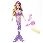 MTM9313 Splash and Style Mermaid Barbie Doll (Purple)