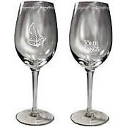 LOTR Wine Glass Set
