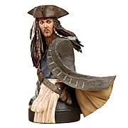 Pirates of the Caribbean 3 Jack Sparrow Mini Bust