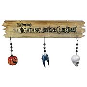 Nightmare Before Christmas Wooden Sign