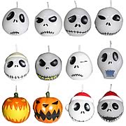 Nightmare Before Christmas Jack Skellington Head Candle Set