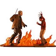 Freddy vs. Jason Statue Set