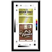 Charlie & The Chocolate Factory Golden Ticket Framed Proof