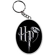 Harry Potter Metal Keychain with Snitch Logo