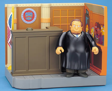Simpsons Court Room Playset