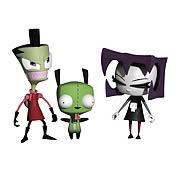 Invader Zim Series 2 of DOOM! 3 Piece Action Figure Set