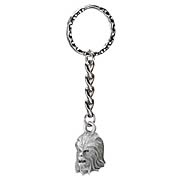 Star Wars 3D Chewbacca Head Pewter Keychain