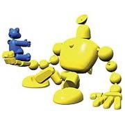 Stikfas Mechana Segmented Robot with Bear (Redeco)
