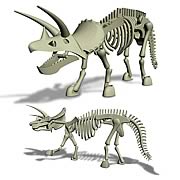 Stikfas Triceratops Dinosaur