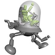 Stikfas Alpha Male Dome Robot Walker Mega Kit