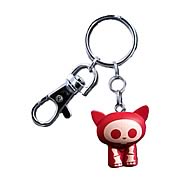 Skelanimals Kit (Cat) Red Key Chain