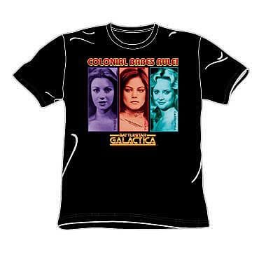 Battlestar Galactica Classic Colonial Babes T-Shirt