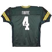 Brett Favre Signed Green Bay Packers Home/Green Jersey
