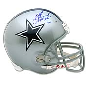 Troy Aikman Signed Deluxe Replica Helmet